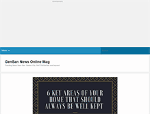 Tablet Screenshot of gensantos.com
